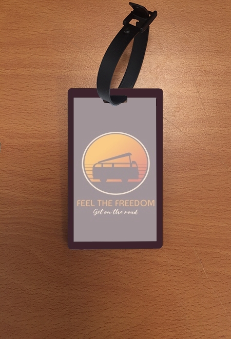 Attache adresse pour bagage Feel The freedom on the road
