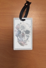 Attache adresse pour bagage Floral Skull 2