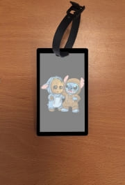 Attache adresse pour bagage Groot x Stitch