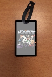 Attache adresse pour bagage Halloween Kart
