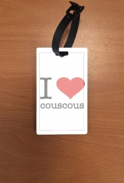 Attache adresse pour bagage I love couscous - Plat Boulette