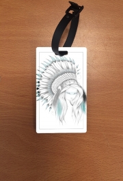 Attache adresse pour bagage Indian Headdress