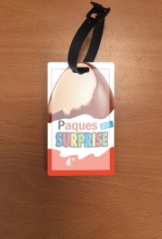 Attache adresse pour bagage Joyeuses Paques Inspired by Kinder Surprise