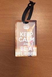 Attache adresse pour bagage Keep Calm And Be a Belieber