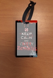 Attache adresse pour bagage Keep Calm And Kill Zombies