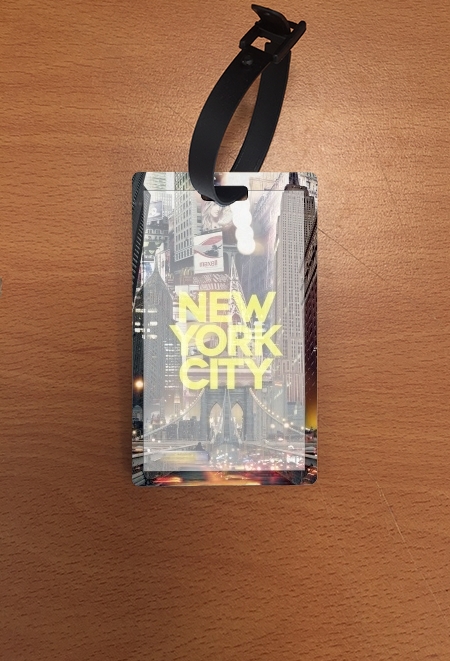 Attache adresse pour bagage New York City II [yellow]