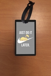 Attache adresse pour bagage Nike Parody Just Do it Later X Pikachu