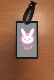 Attache adresse pour bagage Overwatch D.Va Bunny Tribute Lapin Rose