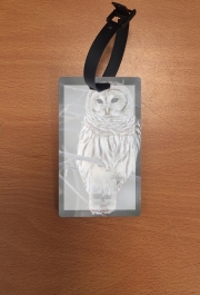 Attache adresse pour bagage owl bird on a branch