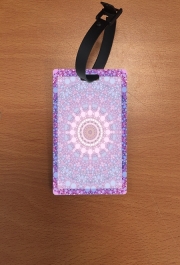 Attache adresse pour bagage pink and blue kaleidoscope