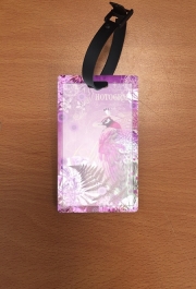Attache adresse pour bagage PINK PEACOCK