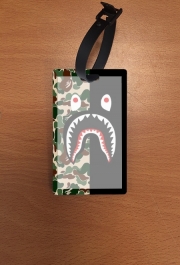 Attache adresse pour bagage Shark Bape Camo Military Bicolor