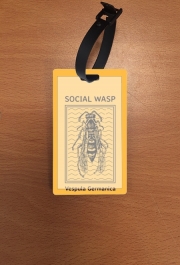 Attache adresse pour bagage Social Wasp Vespula Germanica