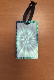 Attache adresse pour bagage TIE DYE - GREEN AND BLUE