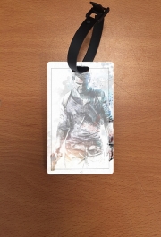 Attache adresse pour bagage Uncharted Nathan Drake Watercolor Art
