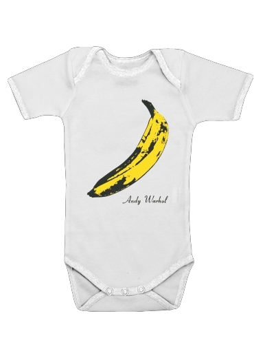 Body Bébé manche courte Andy Warhol Banana