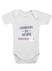 Body Bébé manche courte Champion du monde 2018 Supporter France