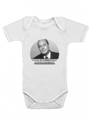 Body Bébé manche courte Chirac Vous memmerdez copieusement