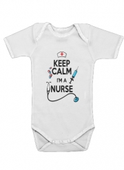 Body Bébé manche courte Keep calm I am a nurse