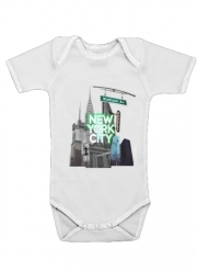 Body Bébé manche courte New York City II [green]