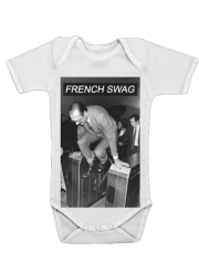 Body Bébé manche courte President Chirac Metro French Swag