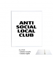 Classeur Rigide Anti Social Local Club Member
