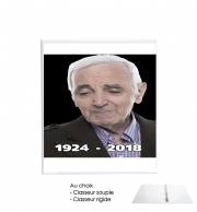 Classeur Rigide Aznavour Hommage Fan Tribute