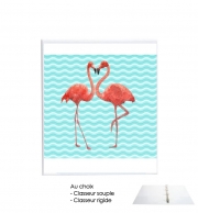 Classeur Rigide flamingo love