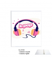 Classeur Rigide I Love Kpop Headphone