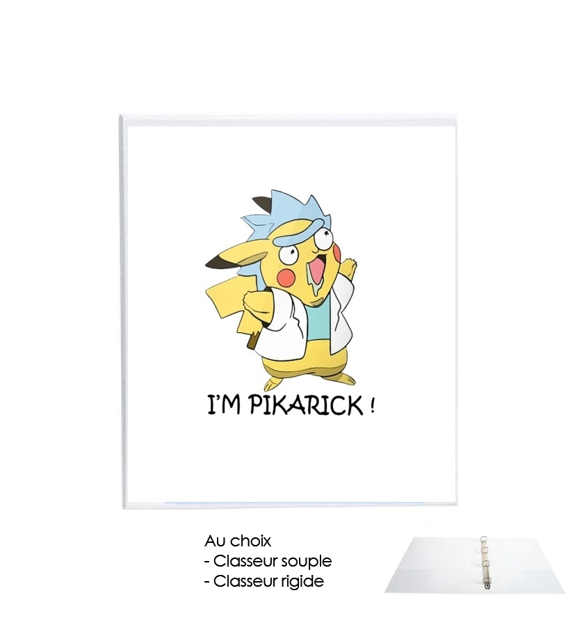Classeur Rigide Pikarick - Rick Sanchez And Pikachu 