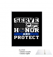 Classeur Rigide Police Serve Honor Protect