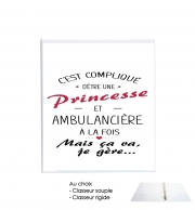 Classeur Rigide C'est compliqué d'être une princesse et ambulancière