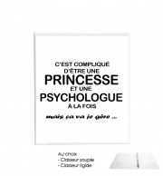 Classeur Rigide Psychologue et princesse