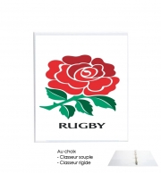 Classeur Rigide Rose Flower Rugby England
