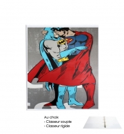 Classeur Rigide Superman And Batman Kissing For Equality