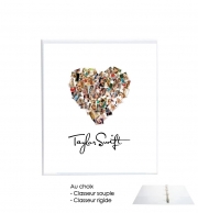 Classeur Rigide Taylor Swift Love Fan Collage signature