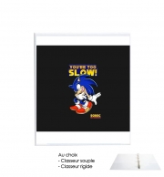 Classeur Rigide You're Too Slow - Sonic