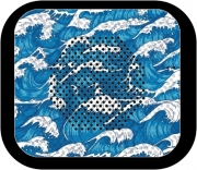 Enceinte bluetooth portable Storm waves seamless pattern ocean