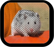 Enceinte bluetooth portable Hamster dalmatien blanc tacheté de noir