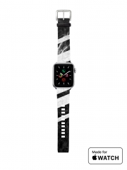 Bracelet pour Apple Watch Black Striped Marble