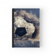 Cahier Abstract Blue Grunge Soccer