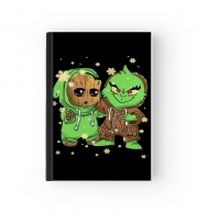 Cahier Baby Groot and Grinch Christmas