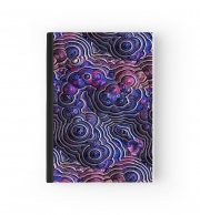 Cahier Blue pink bubble cells pattern