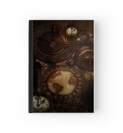 Cahier Brown steampunk clocks and gears