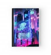 Cahier Cyberpunk city night art