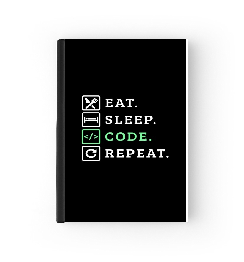 Cahier Eat Sleep Code Repeat