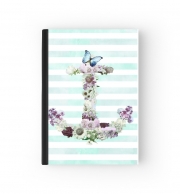 Cahier Floral Anchor in mint