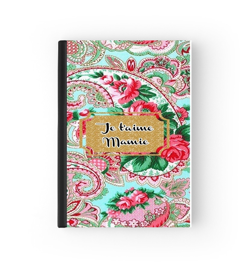 Cahier Floral Old Tissue - Je t'aime Mamie