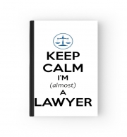 Cahier Keep calm i am almost a lawyer cadeau étudiant en droit