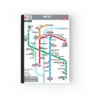 Cahier Plan de metro Lyon